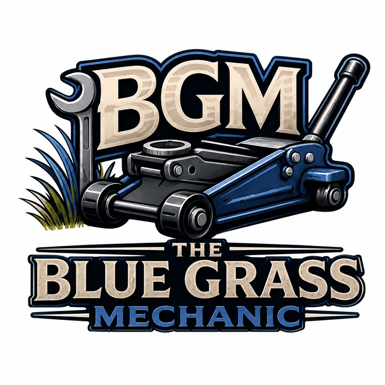 The Blue Grass Mechanic logo